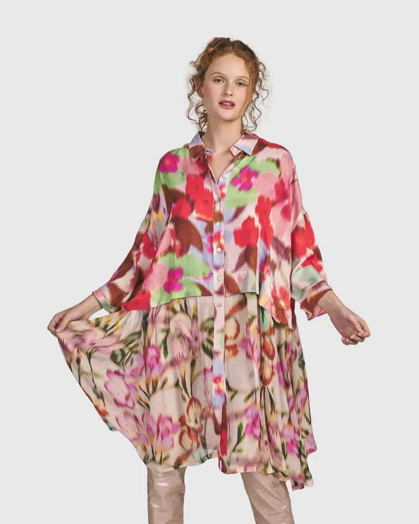 alembika-cherry-blossom-babydoll-top-damen-tunikakleid-blush image 1