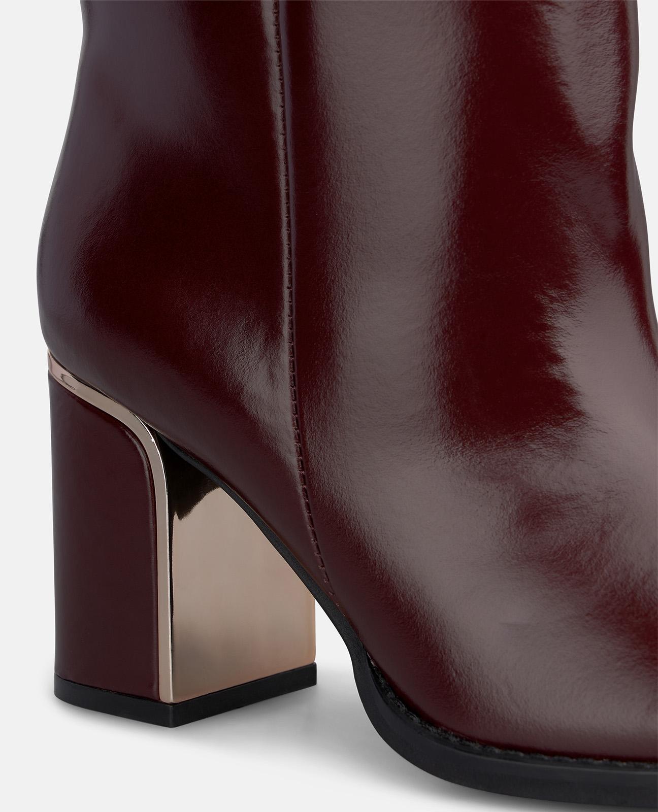 alma-en-pena-stiefel-mit-absatz-bordeaux-nappaleder-8-cm-blockabsatz image 4