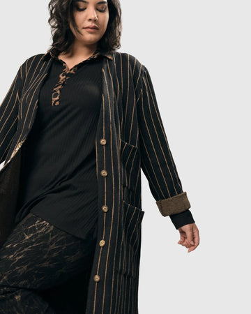 alembika-chalk-stripe-duster-mantel-karamell image 5