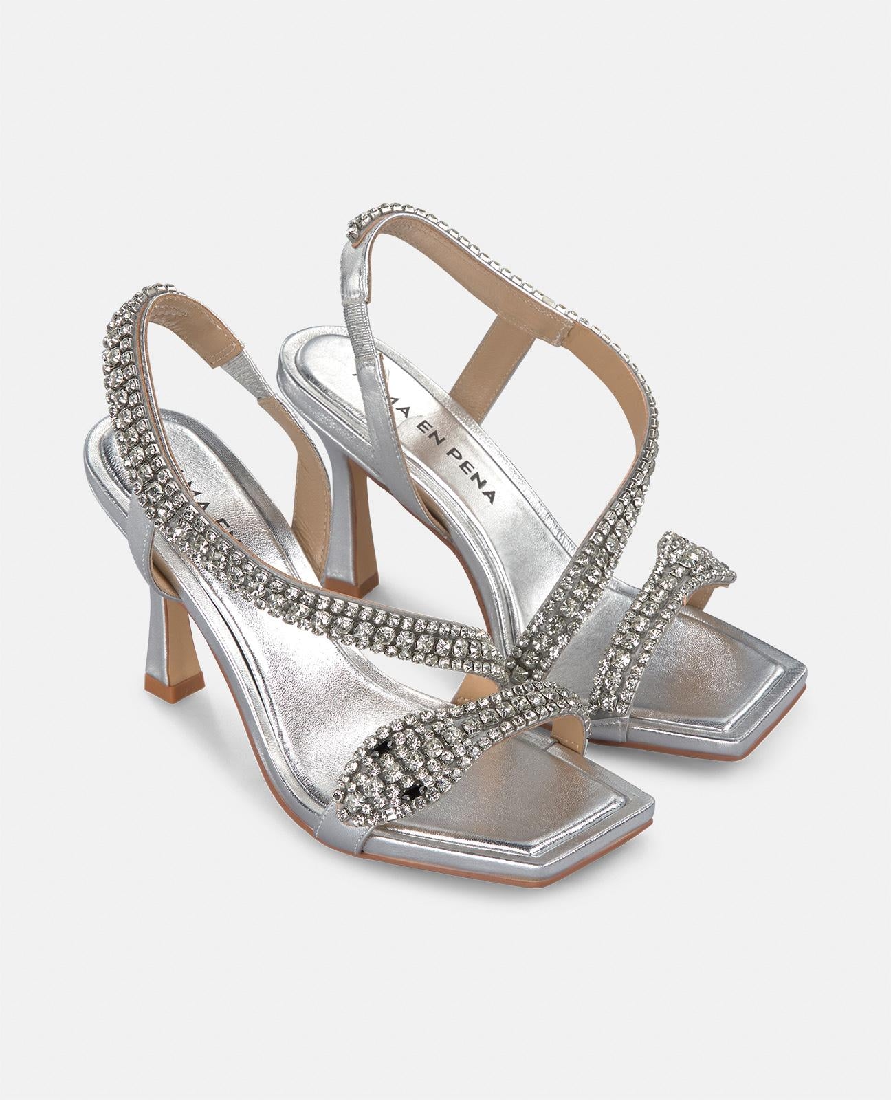 alma-en-pena-sandalette-silber-snake-eckig-9-cm image 2