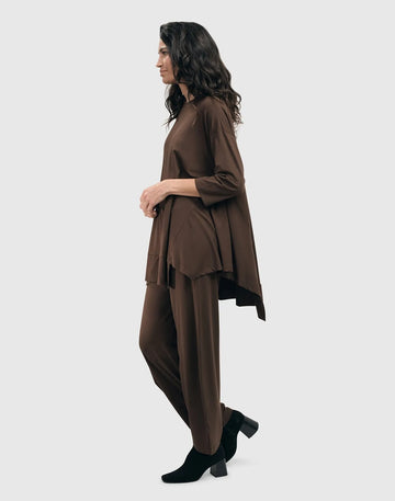 alembika-essential-flow-pants-jerseyhose-coffee image 2