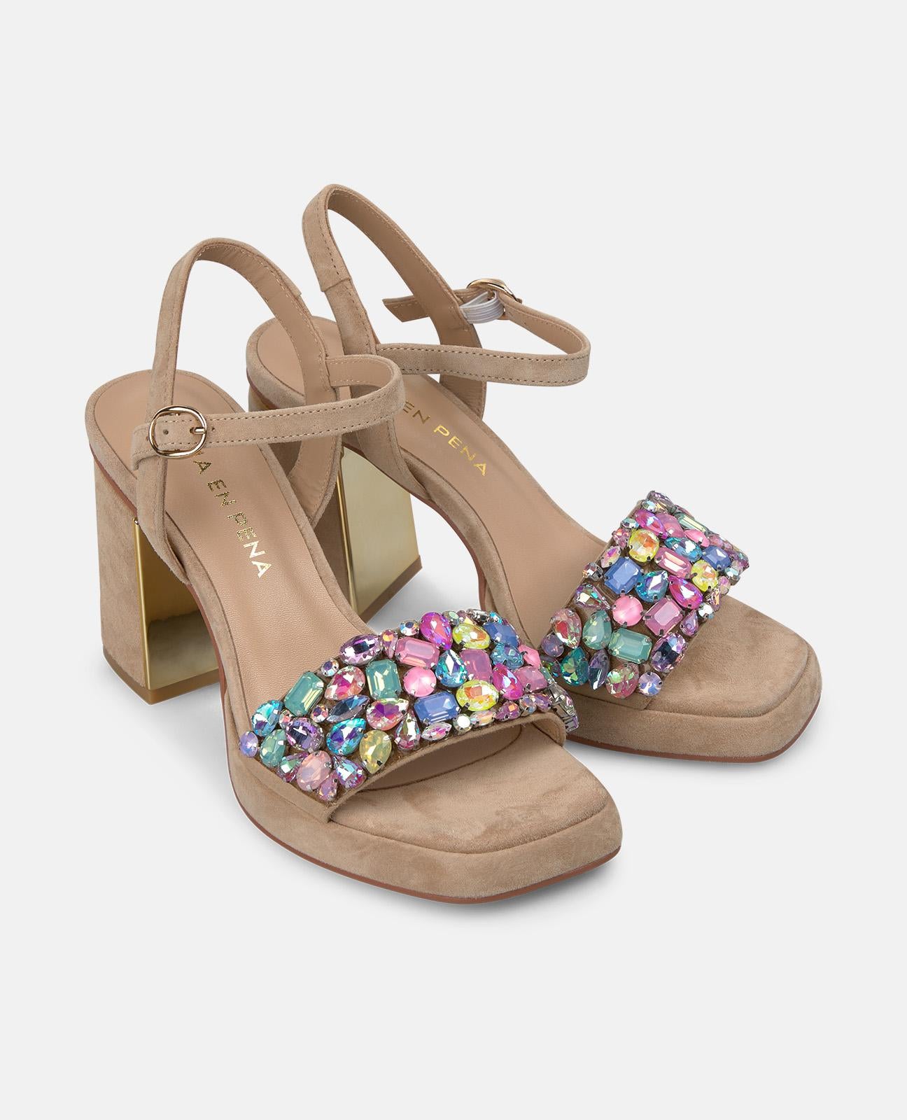 alma-en-pena-alfa-53846-blockabsatz-sandalen-arena-strass-8-5-cm image 1