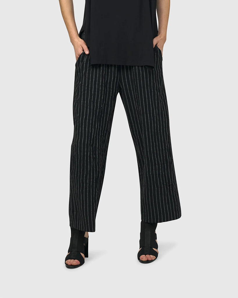 alembika-thera-relaxed-straight-leg-hose-streifen image 1