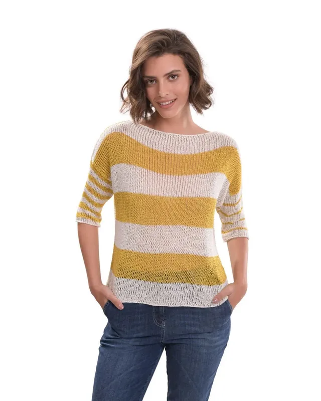 alembika-luxe-reversible-sweater-yellow-wendepullover image 1