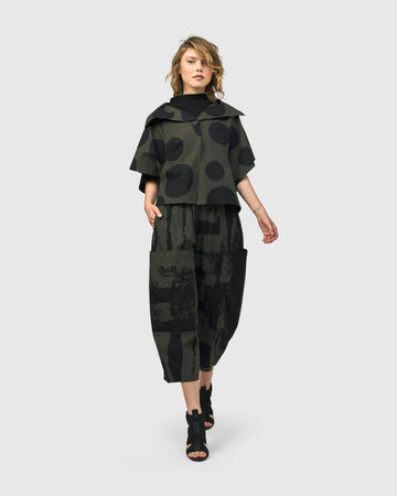 alembika-urban-dots-kiku-cape-jacke-khaki image 2