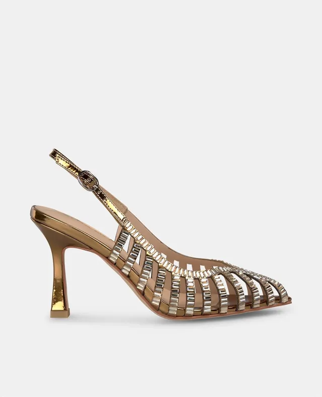 alma-en-pena-stiletto-pumps-mit-kristall-effekt-bronze-9-cm image 1