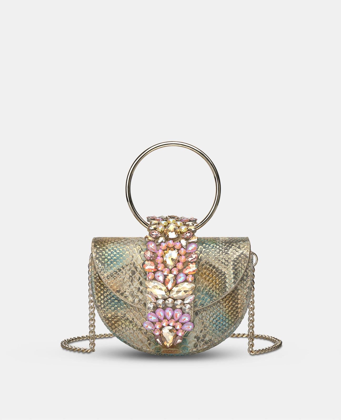 alma-en-pena-jeweled-half-moon-bag-halbmond-tasche-bronze-leder image 1