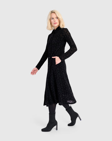 alembika-marilyn-button-up-dress-damen-kleid-in-schwarz image 4