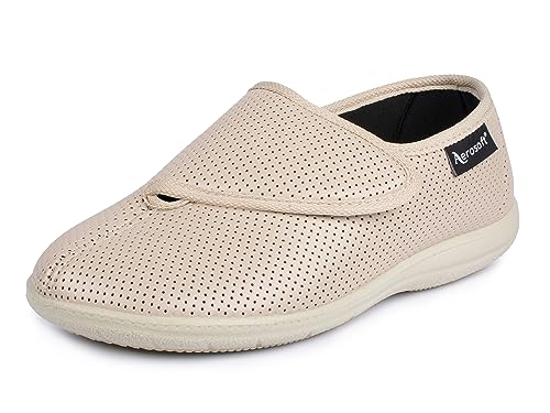 aerosoft-damen-klett-halbschuh-stretch-15 image 4