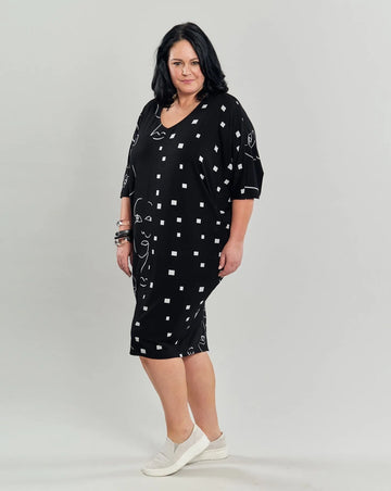alembika-jax-dolman-midi-kleid-mix image 5