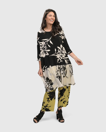 alembika-bellini-relaxed-dress-knielanges-tunika-kleid-floral image 7