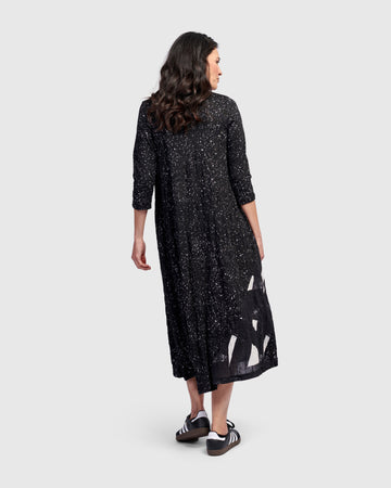 alembika-electra-relaxed-dress-sprinkle-midi-kleid-a-linie image 5