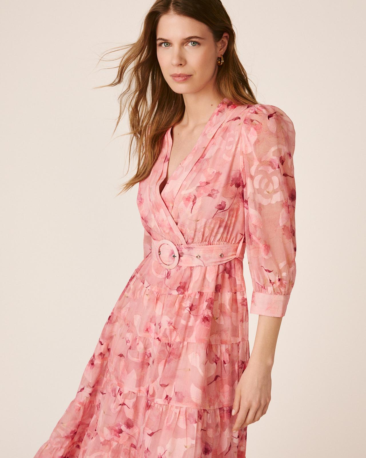 alma-en-pena-long-chiffon-dress-maxikleid-rosa-3-4-puff-rmel image 6