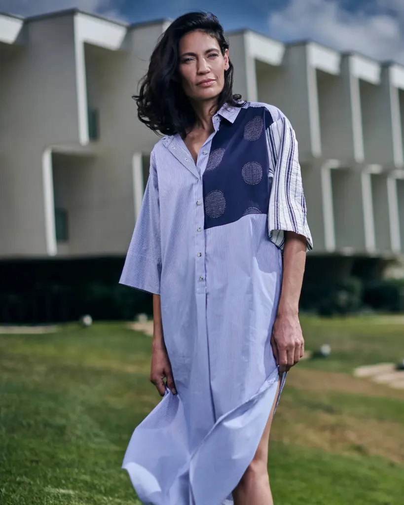 alembika-tao-tunika-shirtkleid-navy-hemdkleid image 1