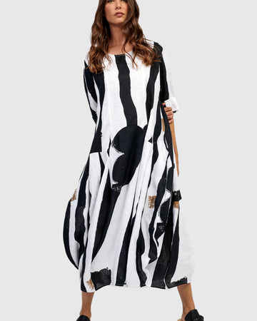 alembika-urban-melbourne-relaxed-dress-kleid-zebra image 3