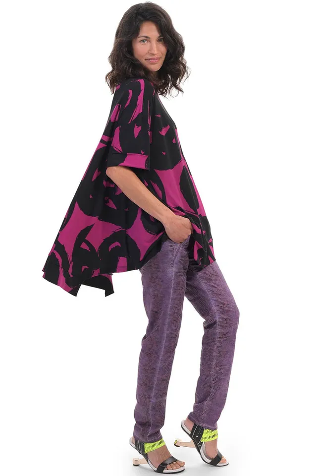 alembika-art-print-trapeze-top-violett image 1