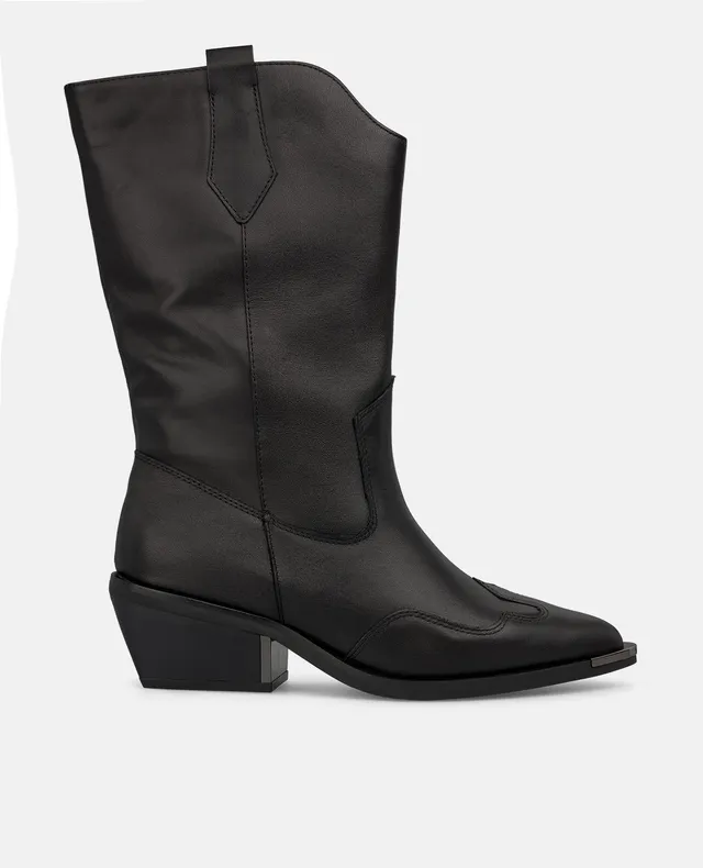 alma-en-pena-halber-cowboystiefel-ohne-rei-verschluss-schwarz image 1