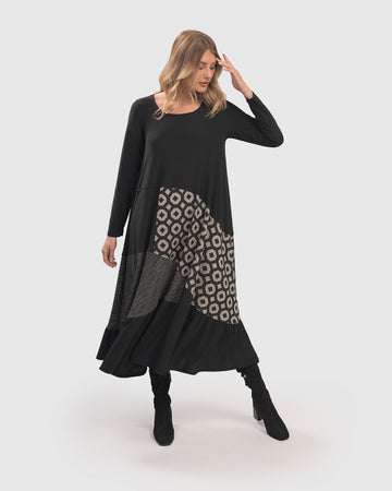 alembika-gabby-swing-kleid-black-graphite-maxi image 6