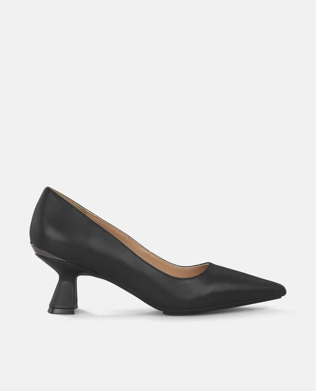 alma-en-pena-pumps-low-heel-schwarz-metallic-detail-6-cm image 1