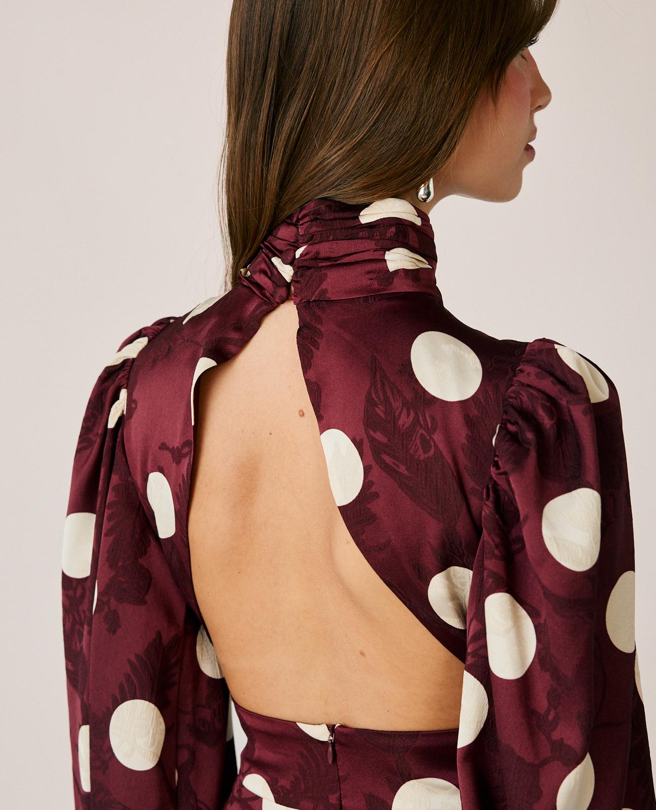 alma-en-pena-alfa-64493-jumpsuit-jacquard-bordeaux-overall-langarm image 4