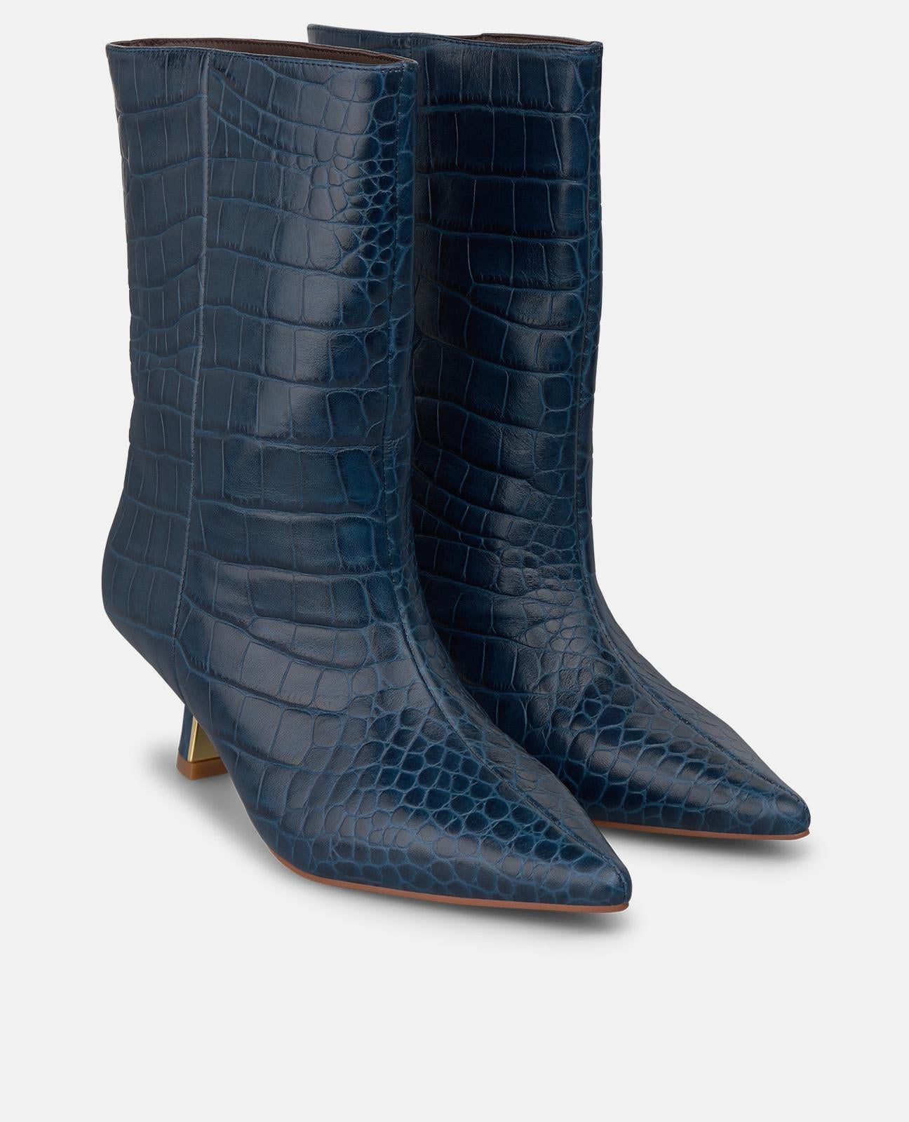 alma-en-pena-animal-print-stiefelette-5-5-cm-blau image 2
