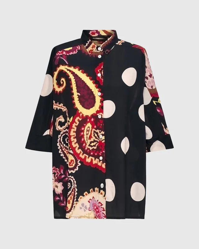 alembika-bailey-button-down-bluse-fiesta image 1