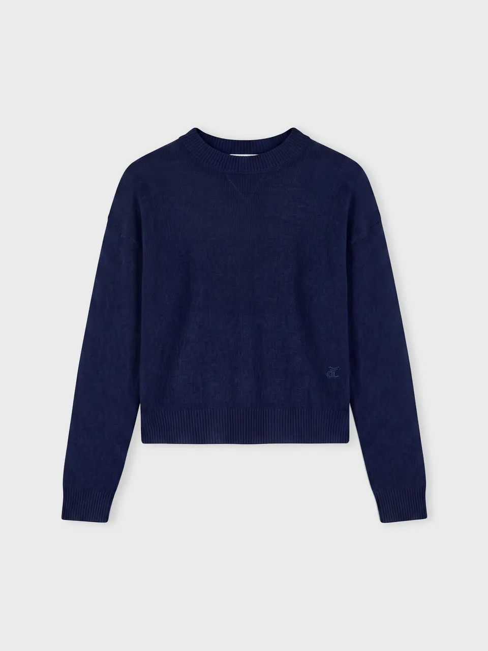 absolut-pull-alma-kaschmirpullover-rundhals-blau-leicht-feinstrick image 1