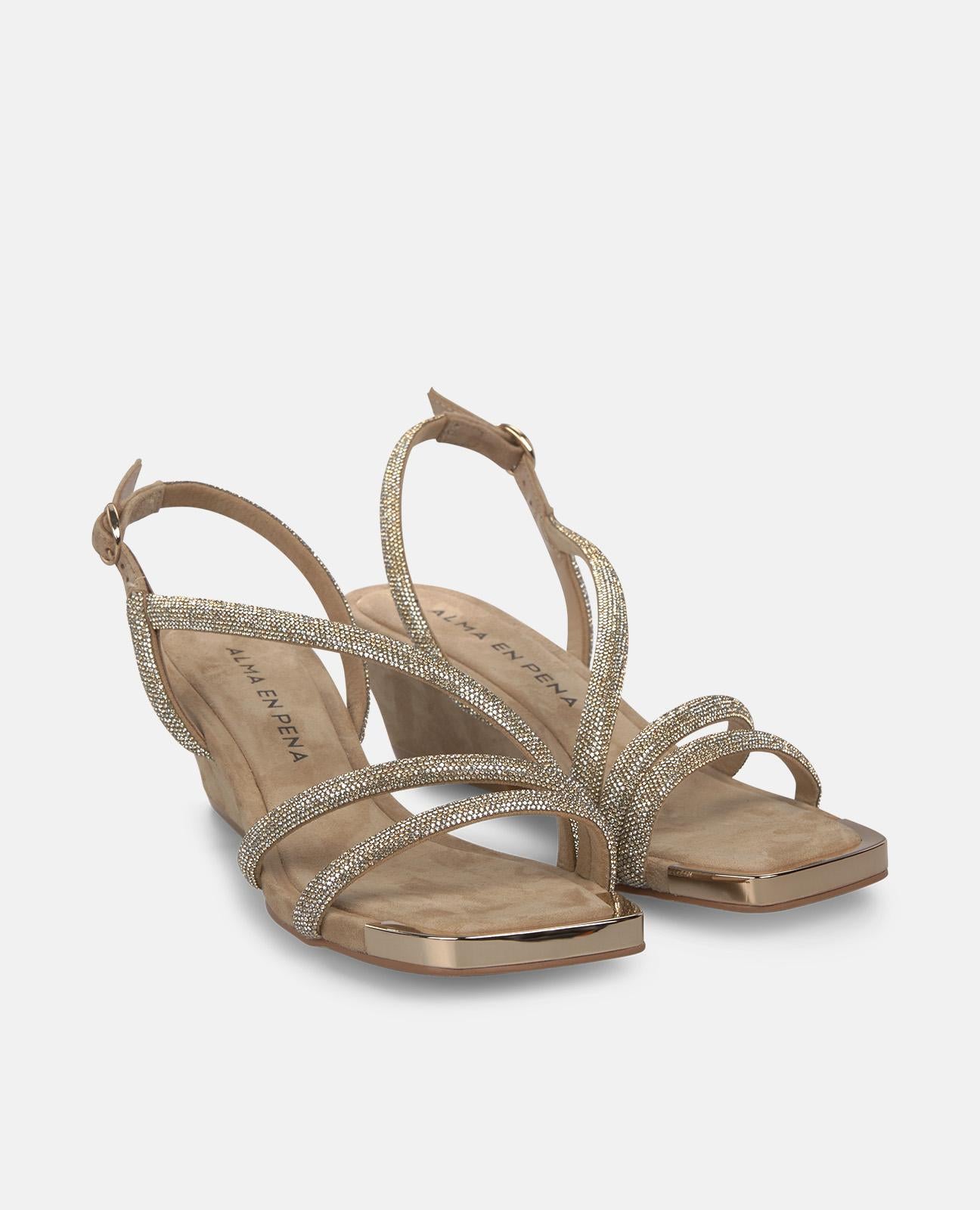 alma-en-pena-riemchen-sandalen-sand-6-cm-blockabsatz-eckig image 2