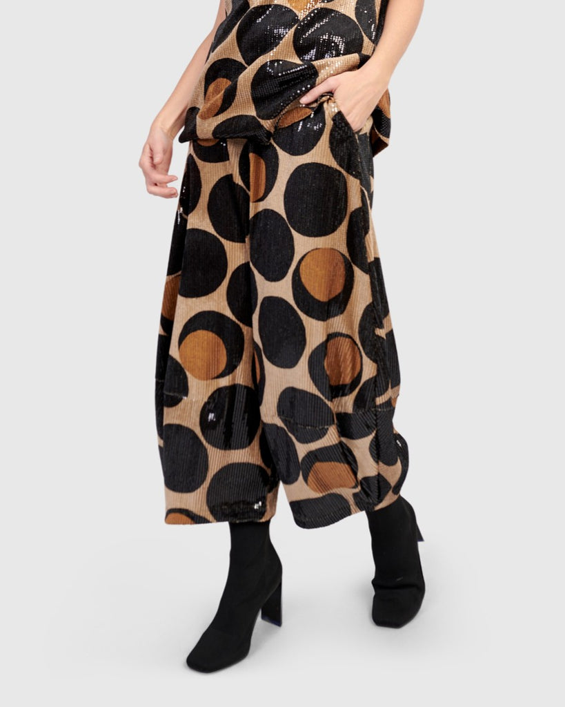 alembika-shimmy-sequin-lantern-pants-eclipse image 1
