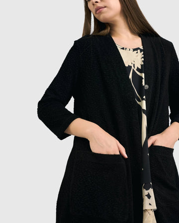 alembika-granite-cardi-jacket-black-strickjacke image 2