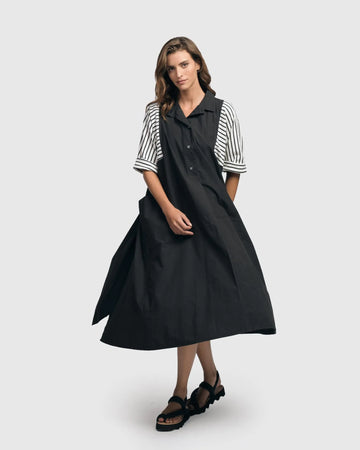 alembika-urban-bliss-trapeze-kleid-stripe image 2