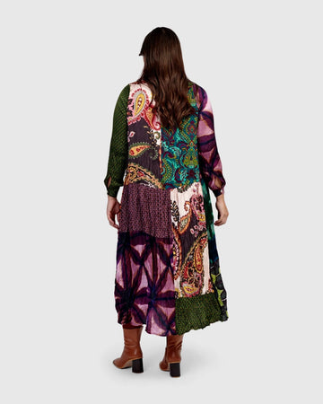 alembika-rosette-midi-dress-ad500m-paisley-patchwork-kleid image 8