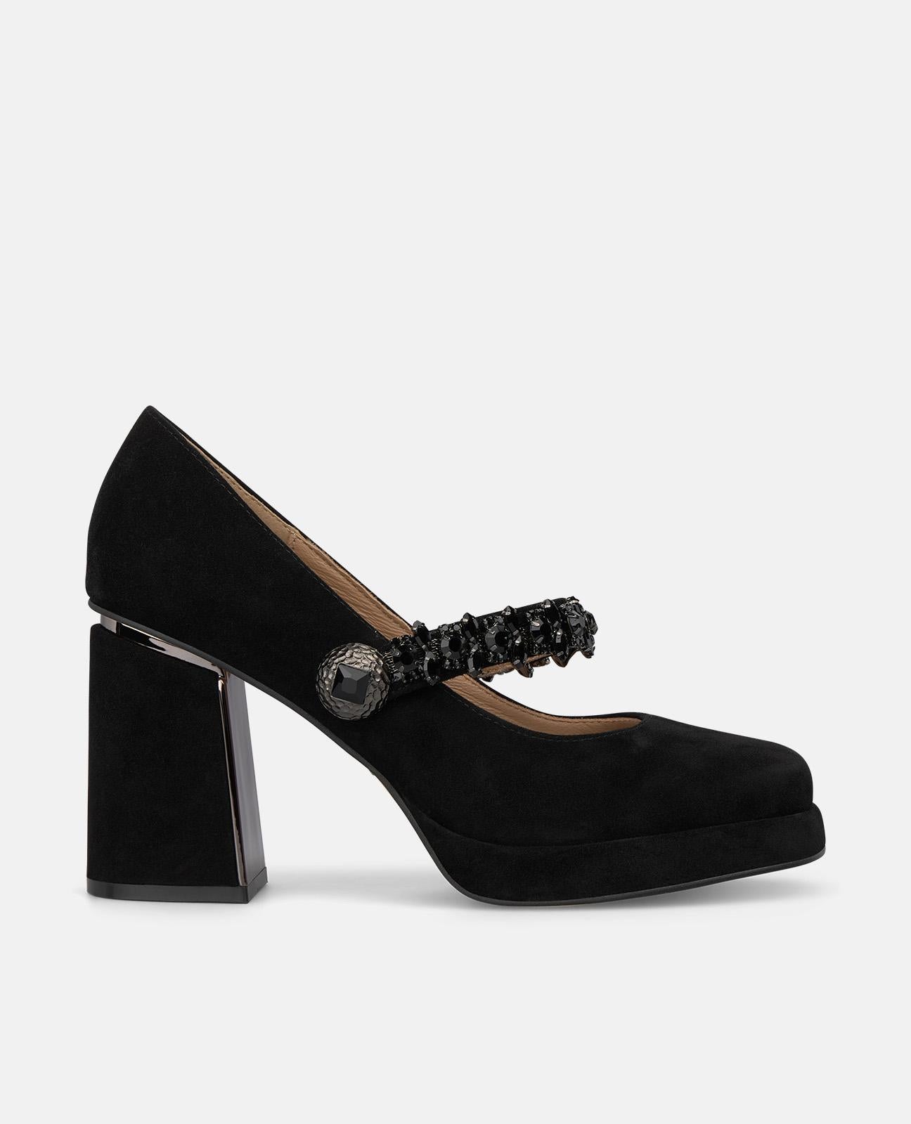 alma-en-pena-wide-fit-wildleder-pumps-schwarz-mit-blockabsatz-8-5-cm image 1