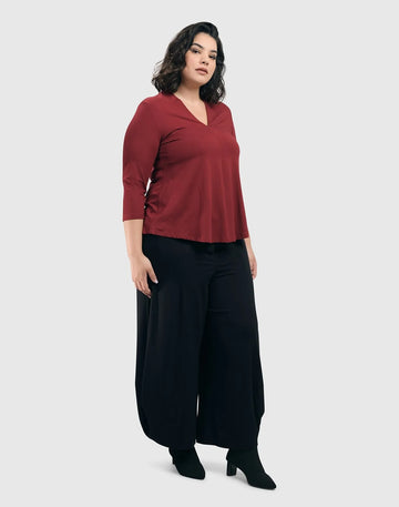 alembika-essential-v-neck-top-plum image 4