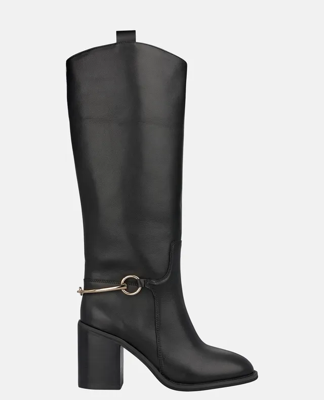 alma-en-pena-nappa-lederstiefel-schwarz-trense-8-5-cm image 1