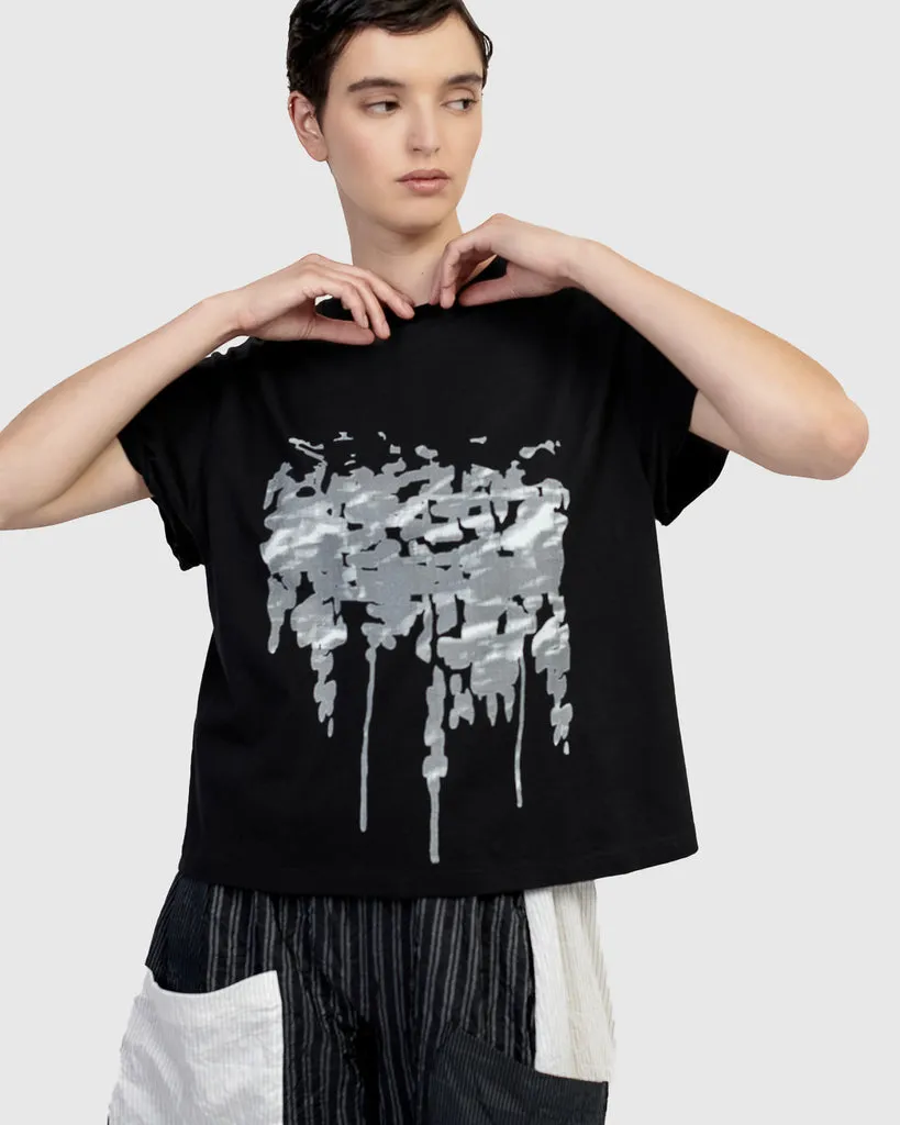 alembika-urban-splatter-t-shirt-schwarz image 1