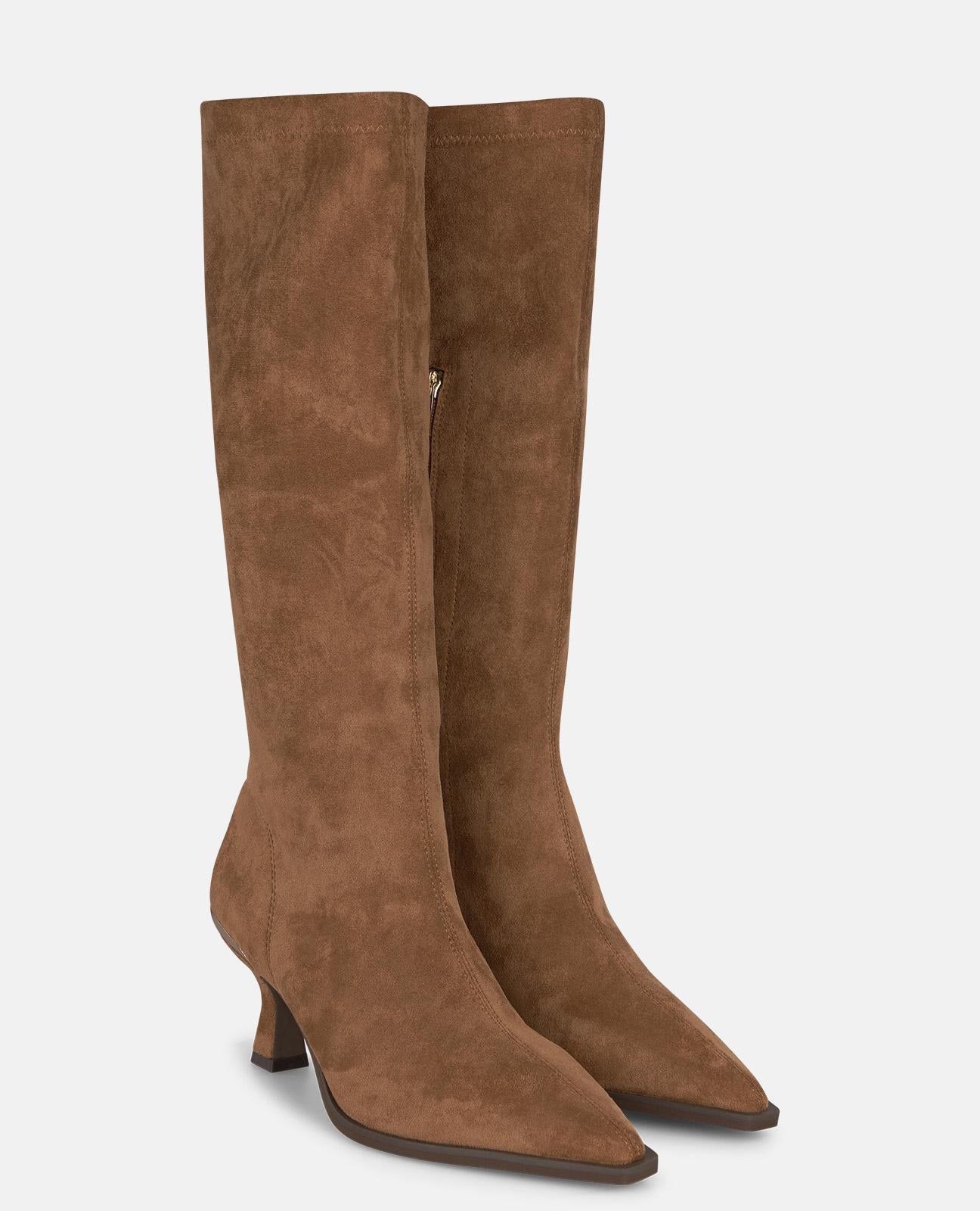 alma-en-pena-alfa-64175-stiefel-mit-absatz-camel-6-cm image 2
