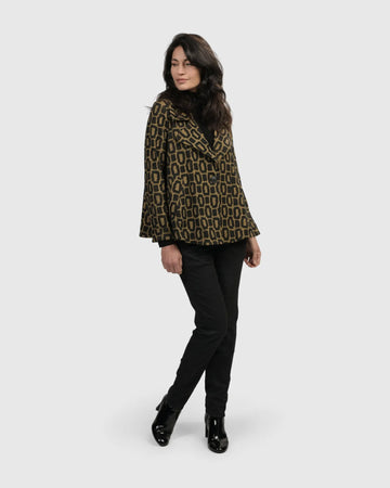 alembika-divine-swing-jacket-ochre-cropped-blazerjacke image 6
