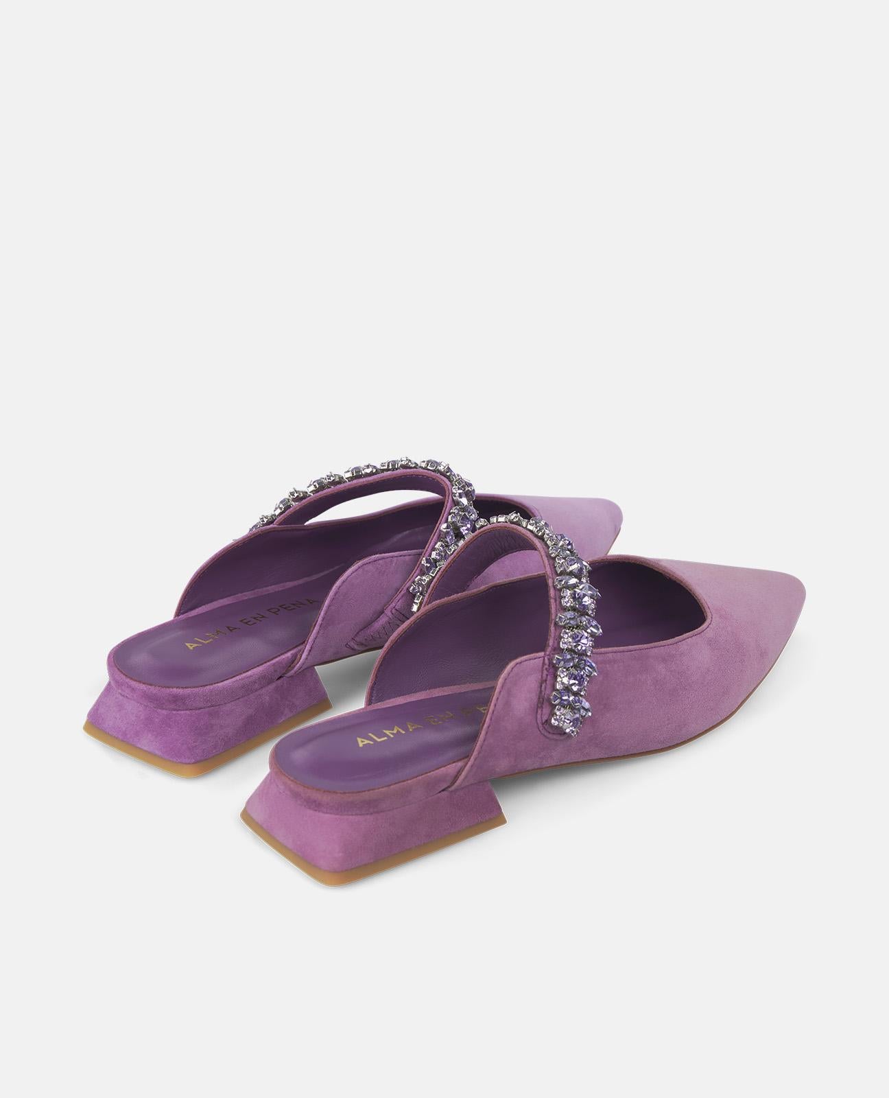 alma-en-pena-spangen-ballerinas-violett-mit-strassriemen-2-cm image 3