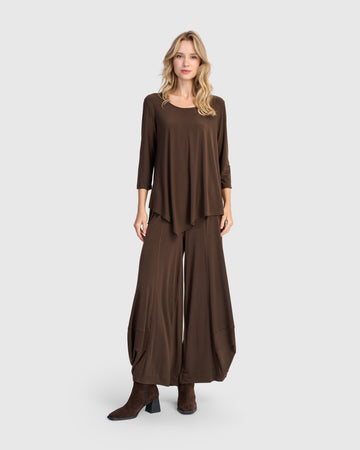 alembika-essential-slinky-point-hem-top-sepia image 3