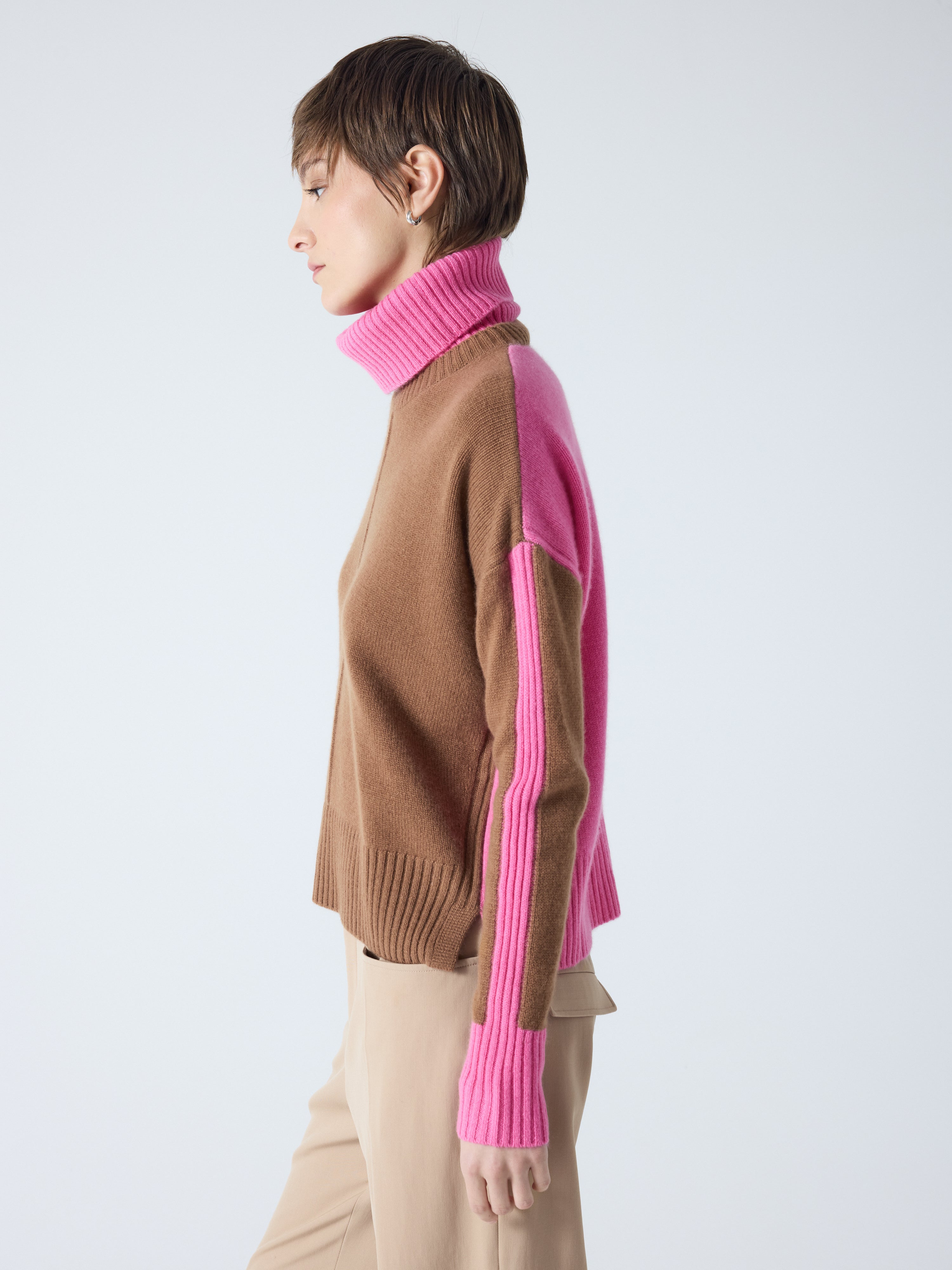 absolut-candace-damen-kaschmir-rollkragenpullover-oversize image 5