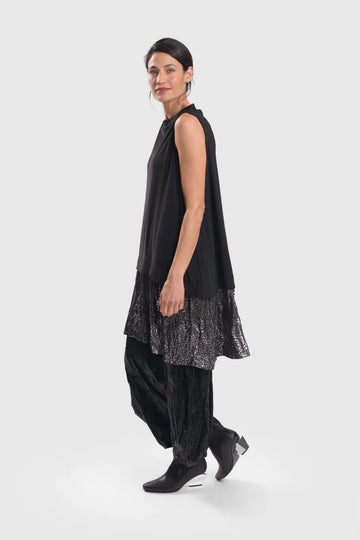 alembika-shine-tunic-et157s-rmelloses-top-in-silver-schwarz image 3