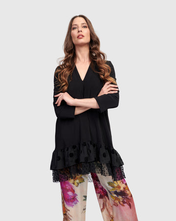 alembika-crystal-v-neck-tunika-schwarz-damen-abend-tunika-mit-r-schen image 7