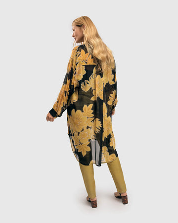 alembika-oahu-ruffled-chiffon-tunika-bluse-gold image 3