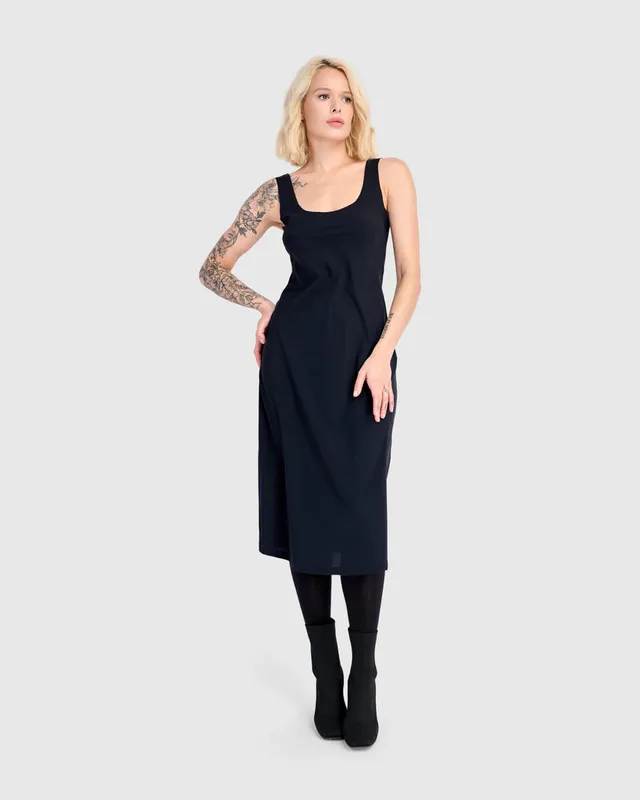 alembika-essential-slip-kleid-schwarz image 1