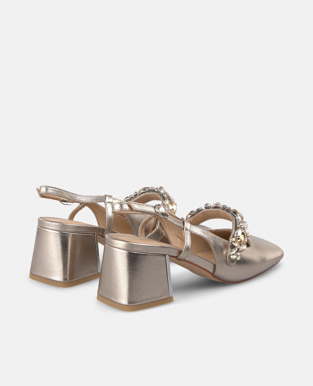 alma-en-pena-slipper-mit-schmuckriemen-metallic-bronze-5-5-cm image 3
