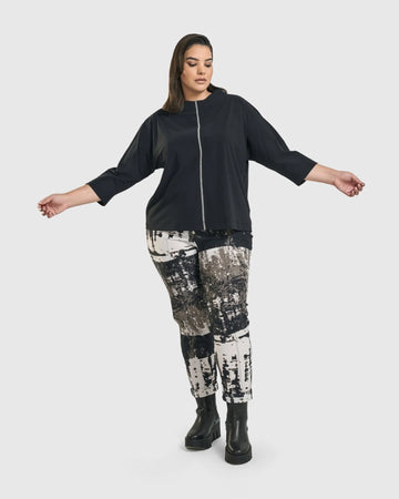 alembika-matrix-boxy-top-schwarz-3-4-arm image 5