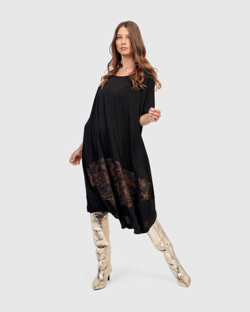 alembika-dark-n-stormy-t-shirt-kleid-brown image 3