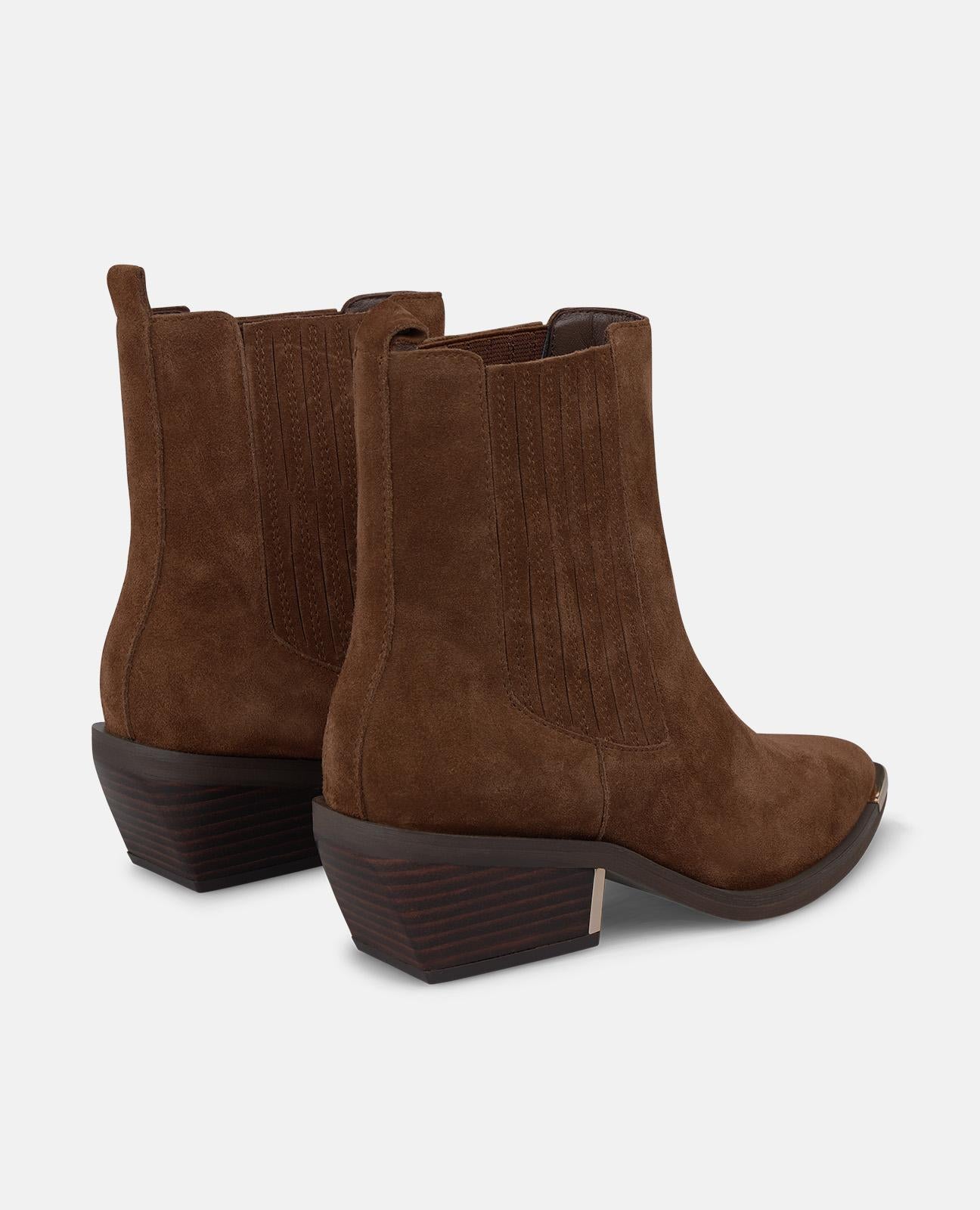 alma-en-pena-chelsea-suede-chelsea-boots-camel-4-cm image 3