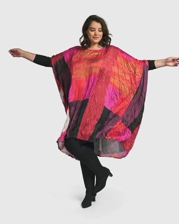 alembika-sunset-strip-muumuu-kleid-magenta image 2